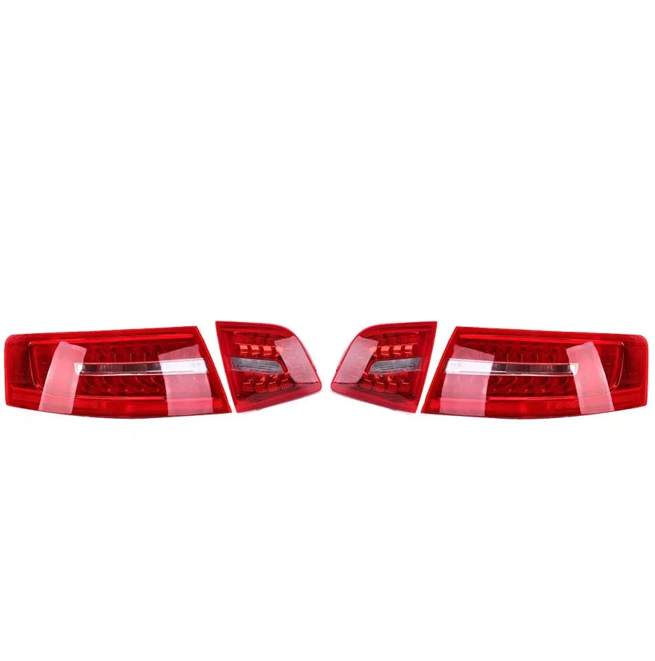 4X LED REAR OUTER INNER TAIL LIGHT LAMP FOR AUDI A6 S6 2009-2011 LEFT+RIGHT UK